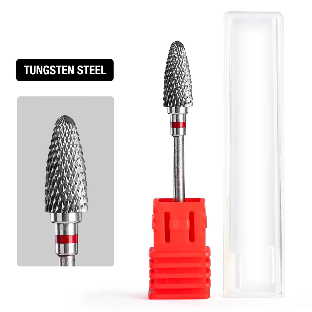 Nail Drill Burr Bits Ceramic Milling Cutter Manicure Nail Drill Bits Electric Nail Mills Cutter for Manicure Machine