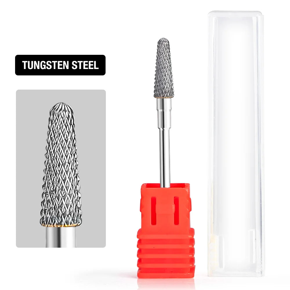 Nail Drill Burr Bits Ceramic Milling Cutter Manicure Nail Drill Bits Electric Nail Mills Cutter for Manicure Machine