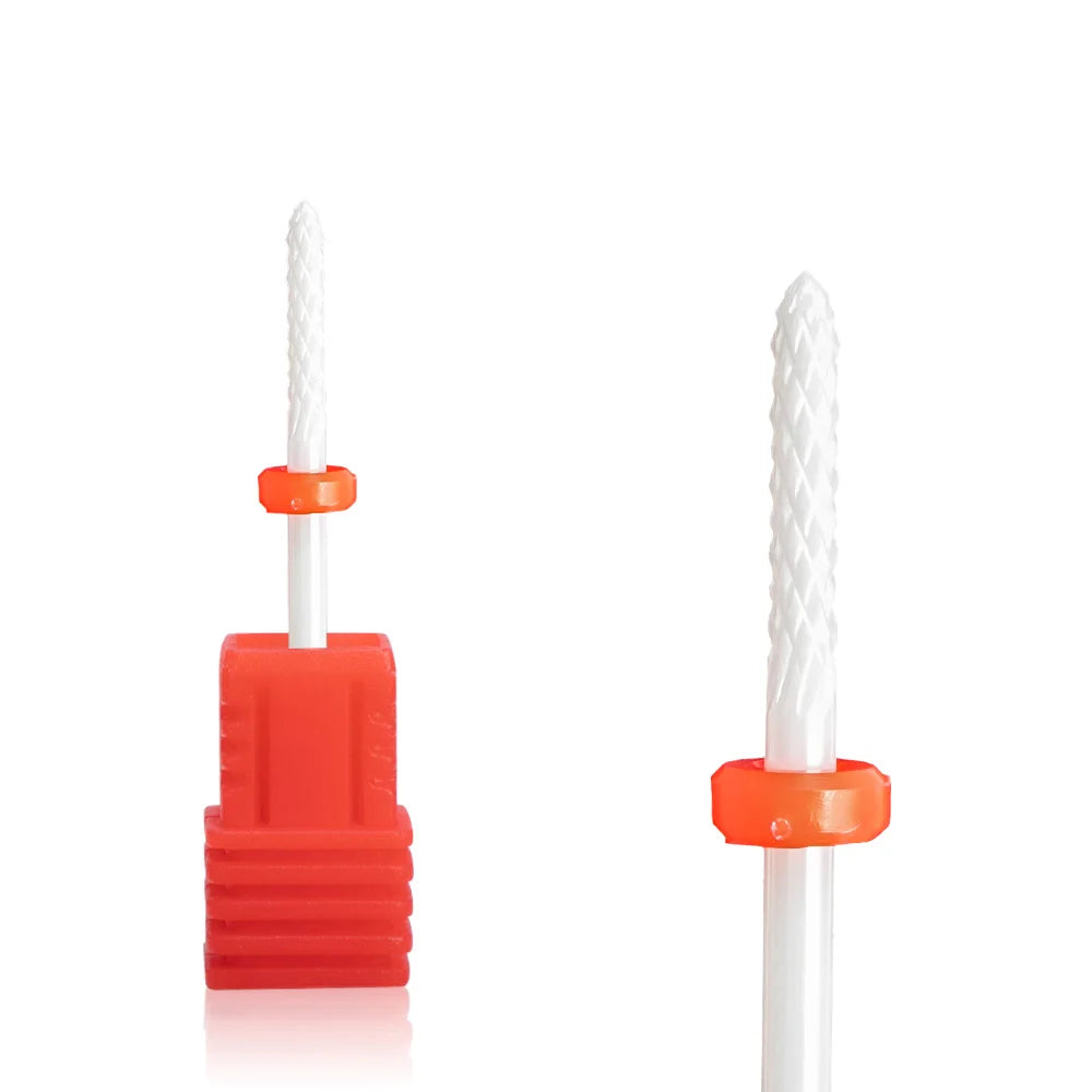 Nail Drill Burr Bits Ceramic Milling Cutter Manicure Nail Drill Bits Electric Nail Mills Cutter for Manicure Machine