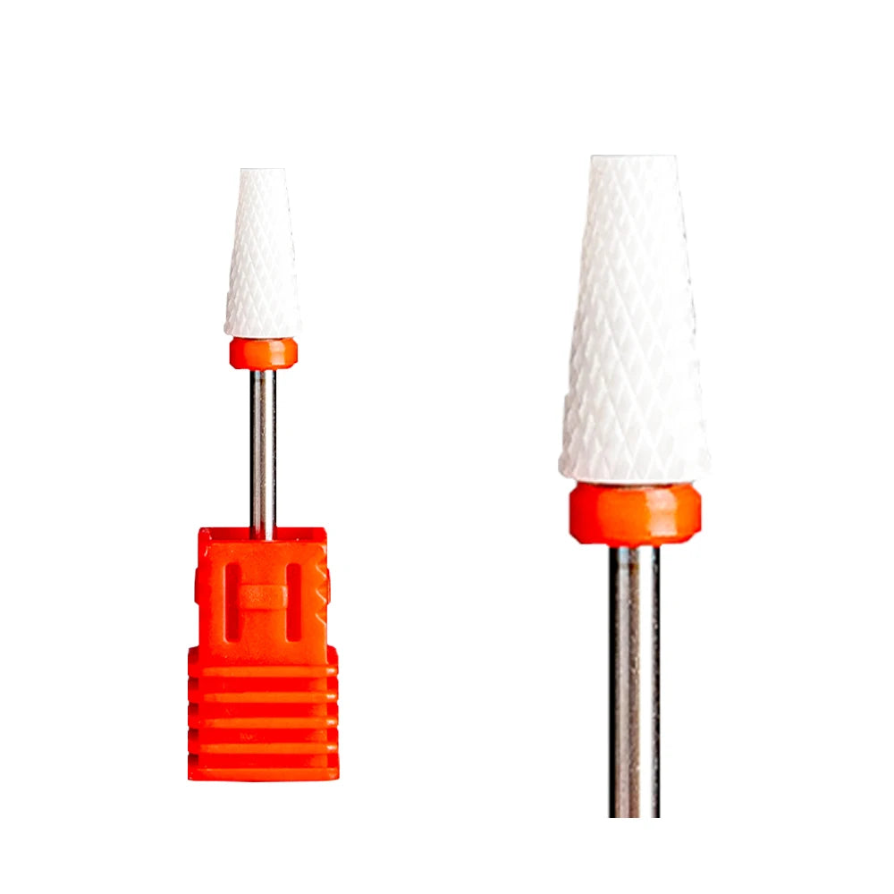 Nail Drill Burr Bits Ceramic Milling Cutter Manicure Nail Drill Bits Electric Nail Mills Cutter for Manicure Machine