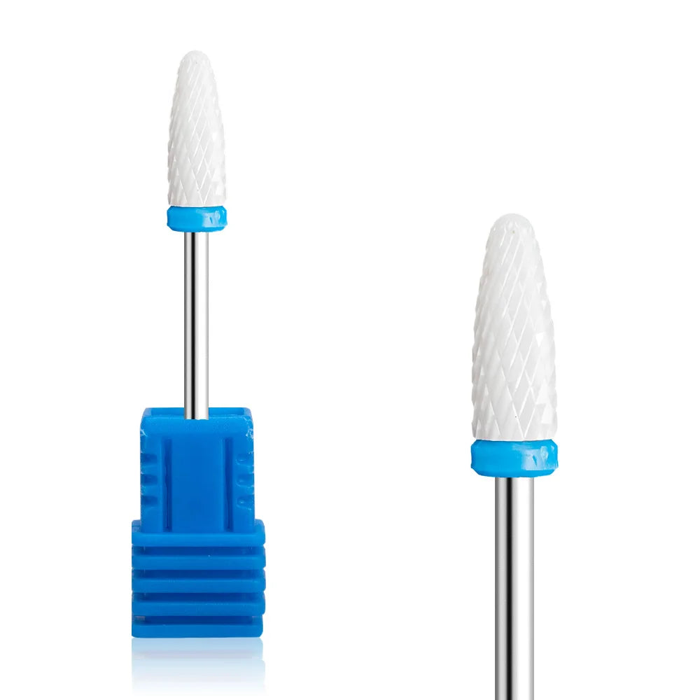 Nail Drill Burr Bits Ceramic Milling Cutter Manicure Nail Drill Bits Electric Nail Mills Cutter for Manicure Machine