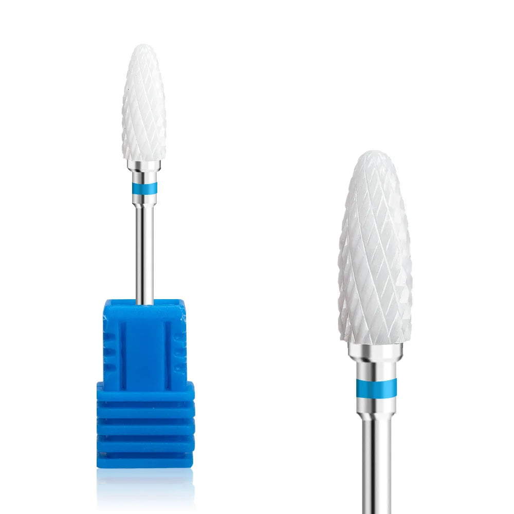Nail Drill Burr Bits Ceramic Milling Cutter Manicure Nail Drill Bits Electric Nail Mills Cutter for Manicure Machine