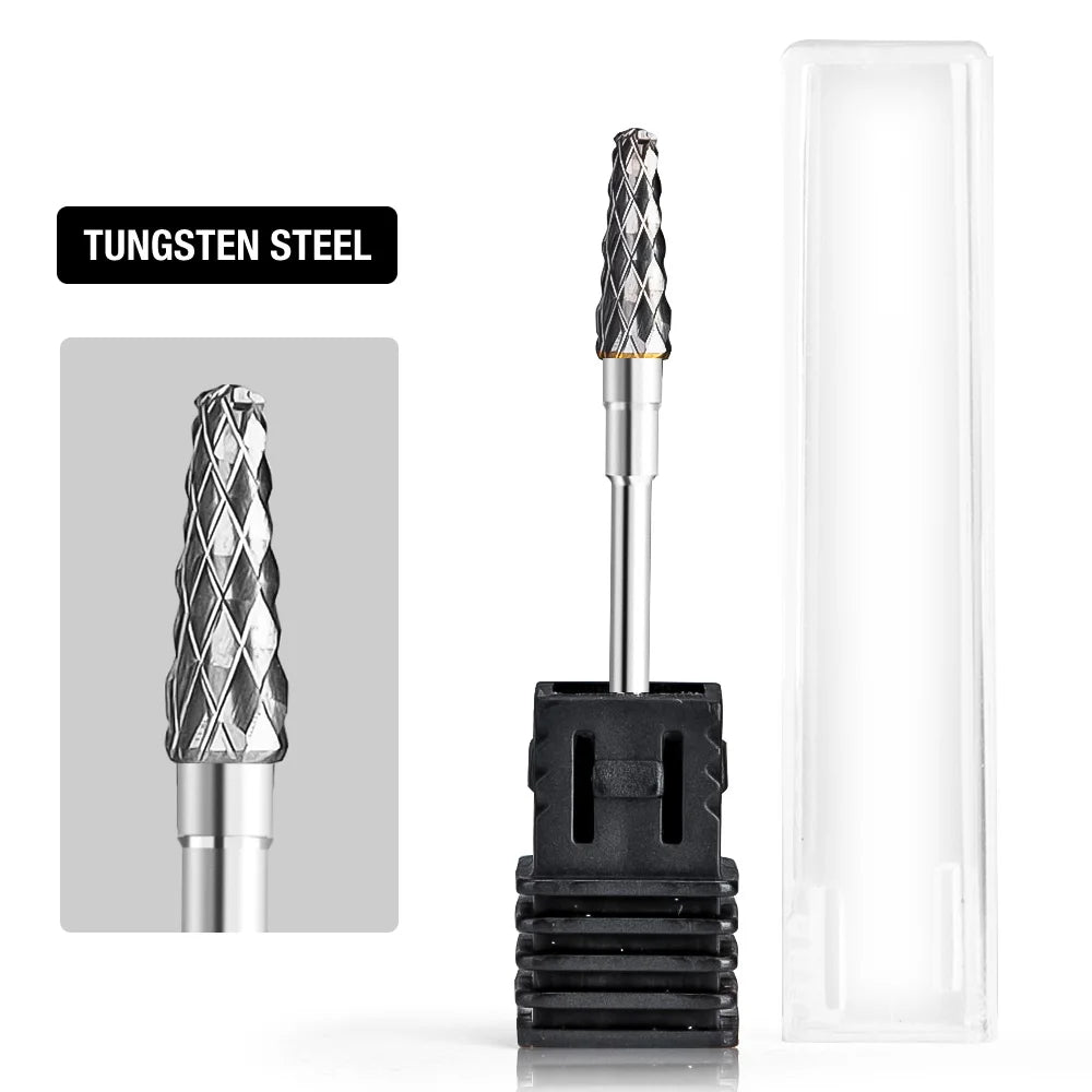 Nail Drill Burr Bits Ceramic Milling Cutter Manicure Nail Drill Bits Electric Nail Mills Cutter for Manicure Machine