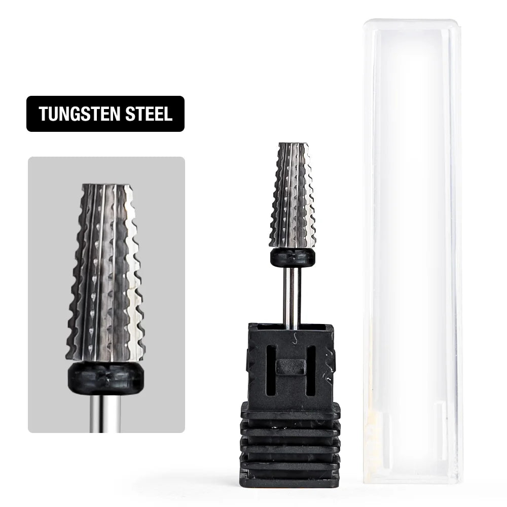 Nail Drill Burr Bits Ceramic Milling Cutter Manicure Nail Drill Bits Electric Nail Mills Cutter for Manicure Machine