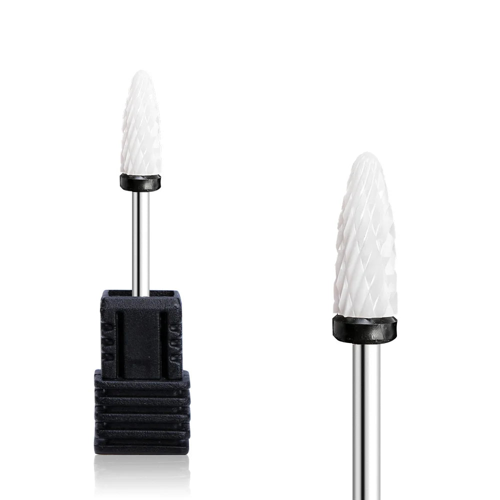 Nail Drill Burr Bits Ceramic Milling Cutter Manicure Nail Drill Bits Electric Nail Mills Cutter for Manicure Machine