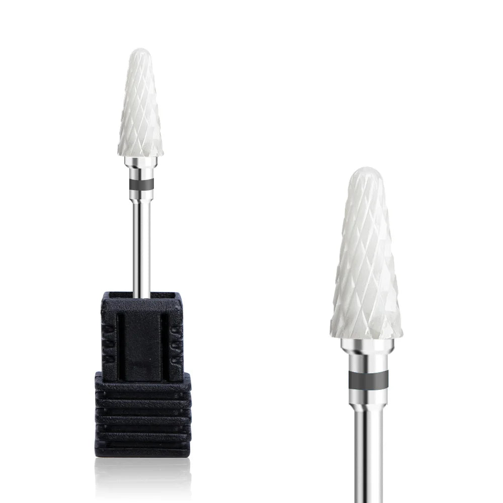 Nail Drill Burr Bits Ceramic Milling Cutter Manicure Nail Drill Bits Electric Nail Mills Cutter for Manicure Machine