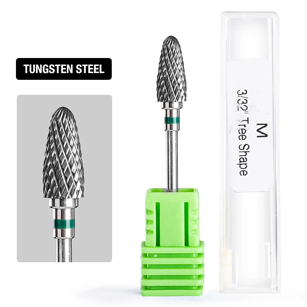 Nail Drill Burr Bits Ceramic Milling Cutter Manicure Nail Drill Bits Electric Nail Mills Cutter for Manicure Machine