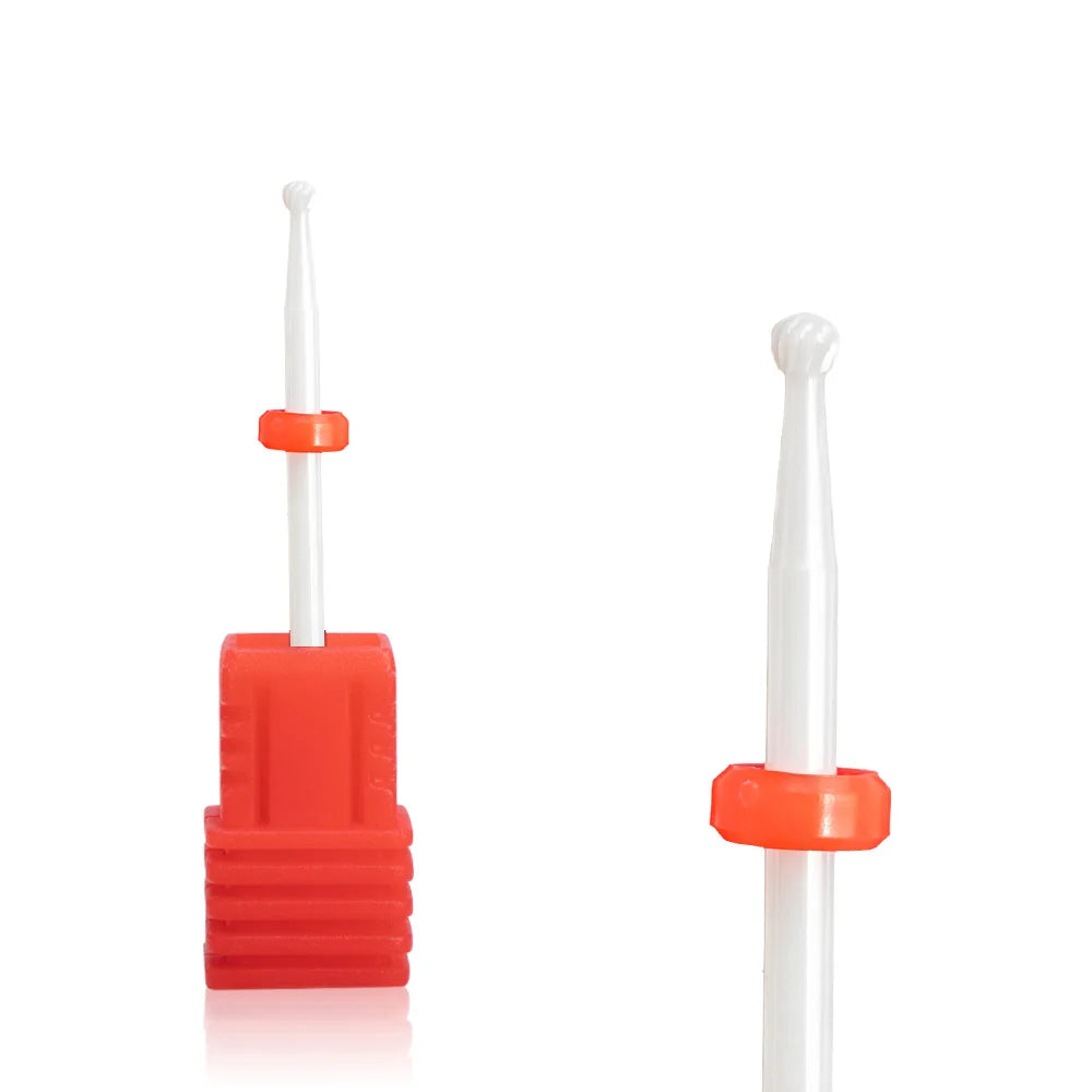 Nail Drill Burr Bits Ceramic Milling Cutter Manicure Nail Drill Bits Electric Nail Mills Cutter for Manicure Machine