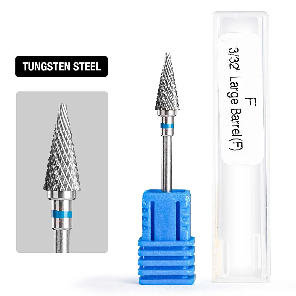 Nail Drill Burr Bits Ceramic Milling Cutter Manicure Nail Drill Bits Electric Nail Mills Cutter for Manicure Machine
