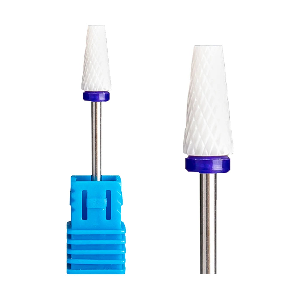 Nail Drill Burr Bits Ceramic Milling Cutter Manicure Nail Drill Bits Electric Nail Mills Cutter for Manicure Machine