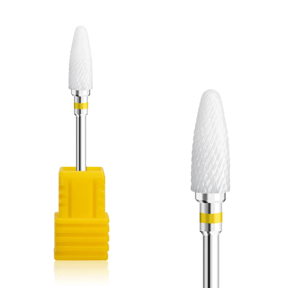 Nail Drill Burr Bits Ceramic Milling Cutter Manicure Nail Drill Bits Electric Nail Mills Cutter for Manicure Machine