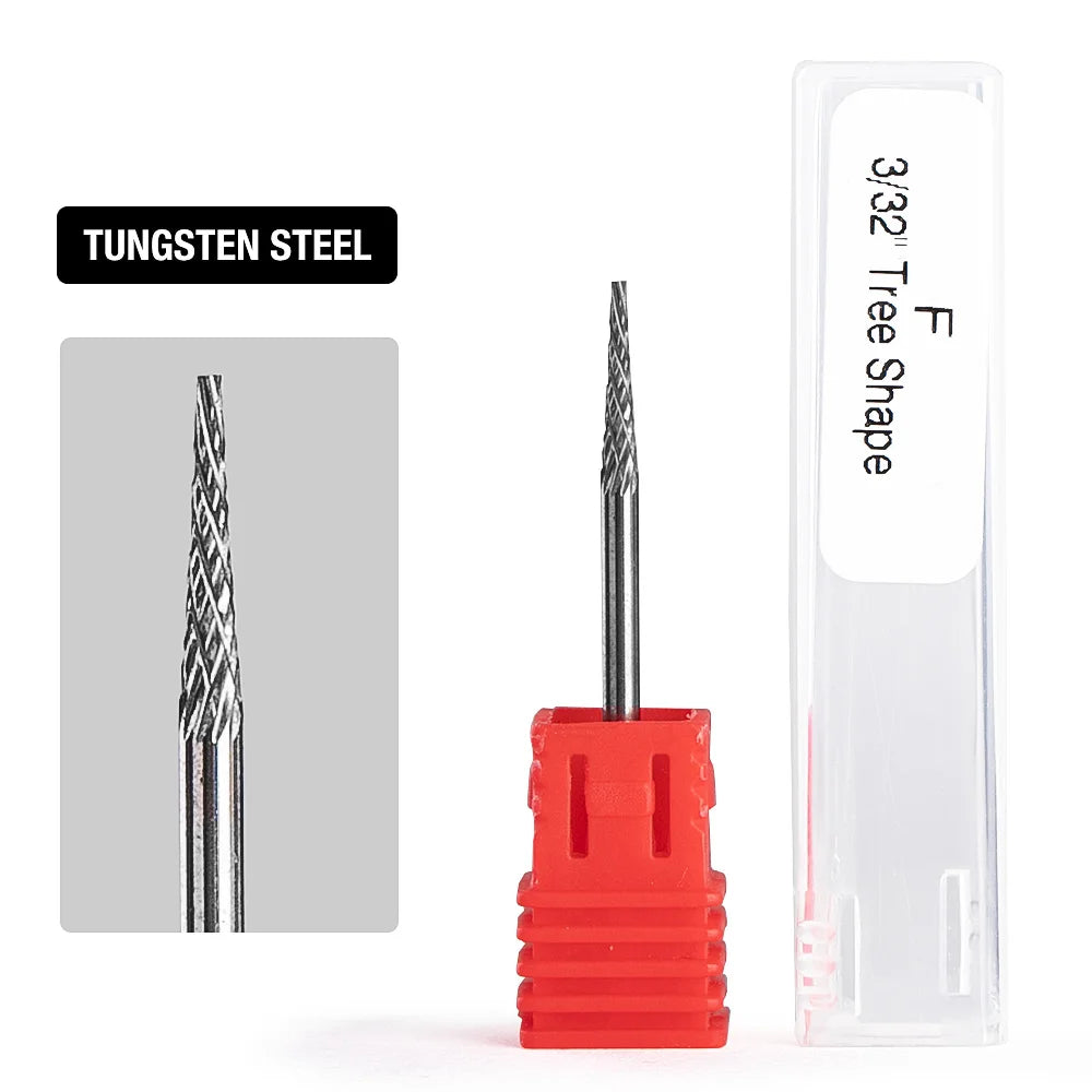 Nail Drill Burr Bits Ceramic Milling Cutter Manicure Nail Drill Bits Electric Nail Mills Cutter for Manicure Machine