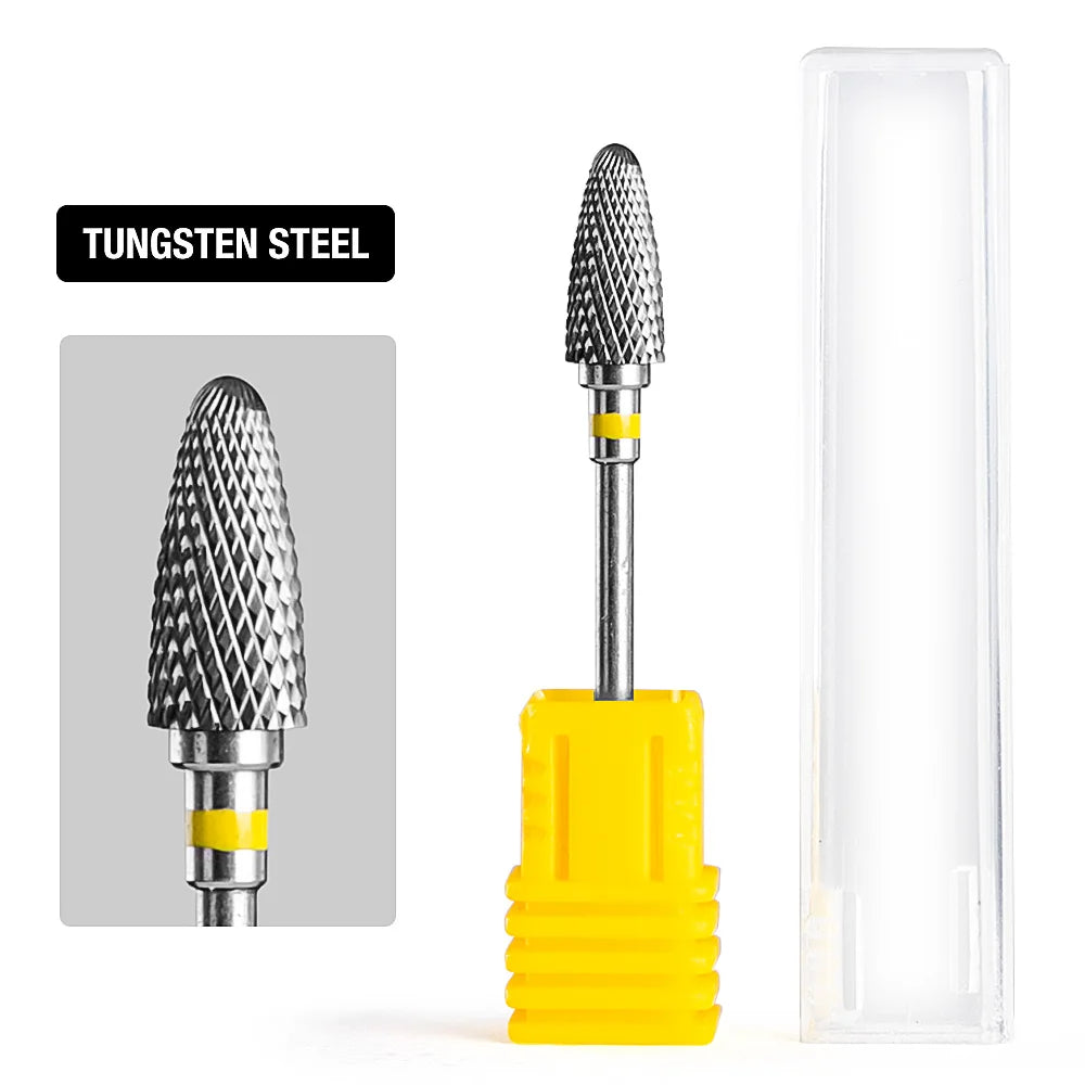 Nail Drill Burr Bits Ceramic Milling Cutter Manicure Nail Drill Bits Electric Nail Mills Cutter for Manicure Machine