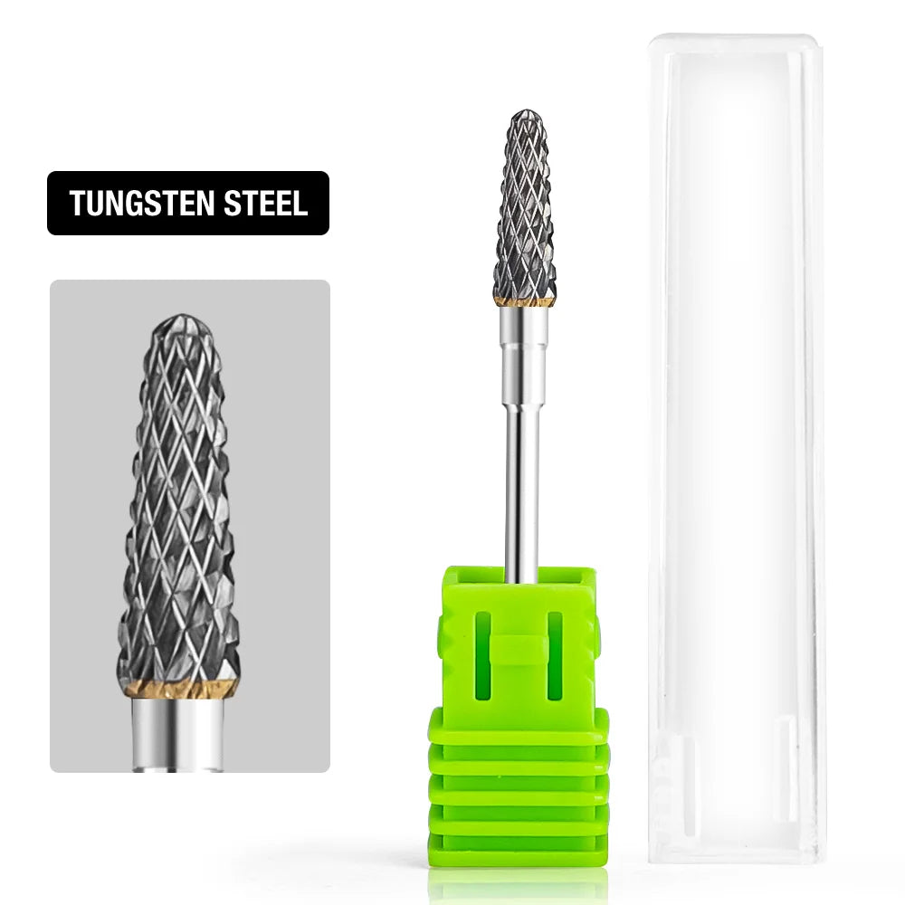 Nail Drill Burr Bits Ceramic Milling Cutter Manicure Nail Drill Bits Electric Nail Mills Cutter for Manicure Machine