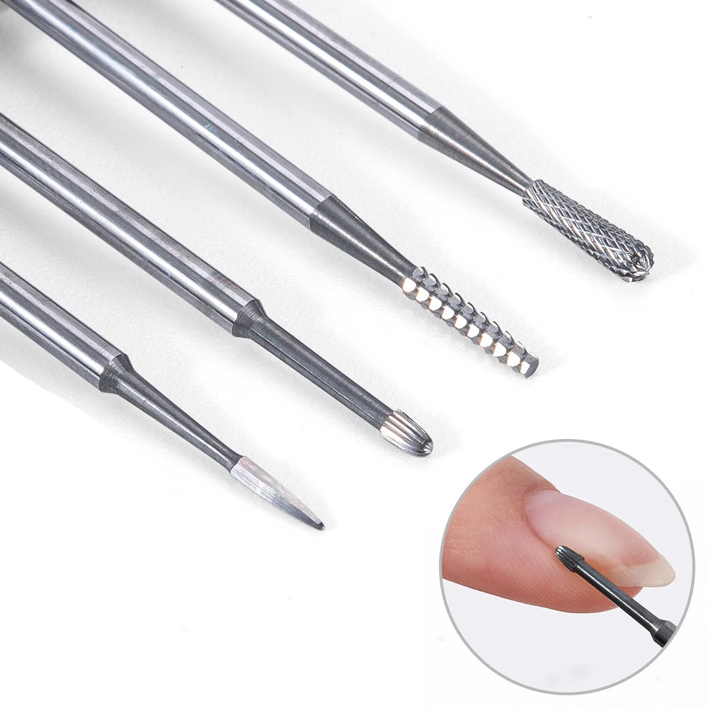 Nail Drill Burr Bits Ceramic Milling Cutter Manicure Nail Drill Bits Electric Nail Mills Cutter for Manicure Machine