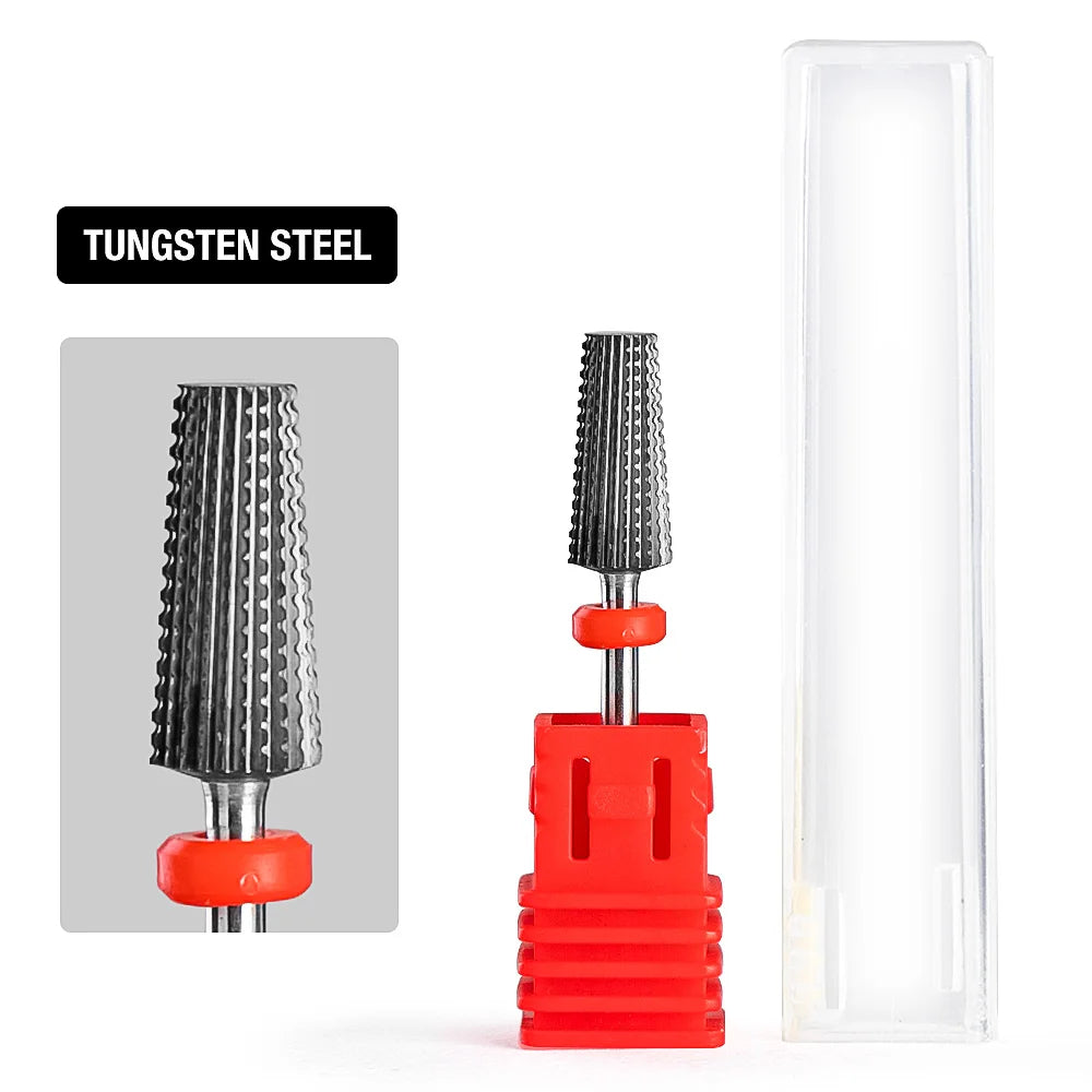 Nail Drill Burr Bits Ceramic Milling Cutter Manicure Nail Drill Bits Electric Nail Mills Cutter for Manicure Machine