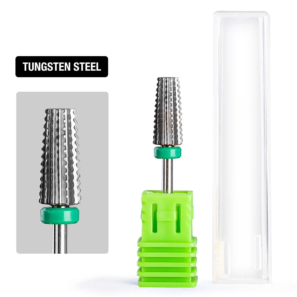 Nail Drill Burr Bits Ceramic Milling Cutter Manicure Nail Drill Bits Electric Nail Mills Cutter for Manicure Machine