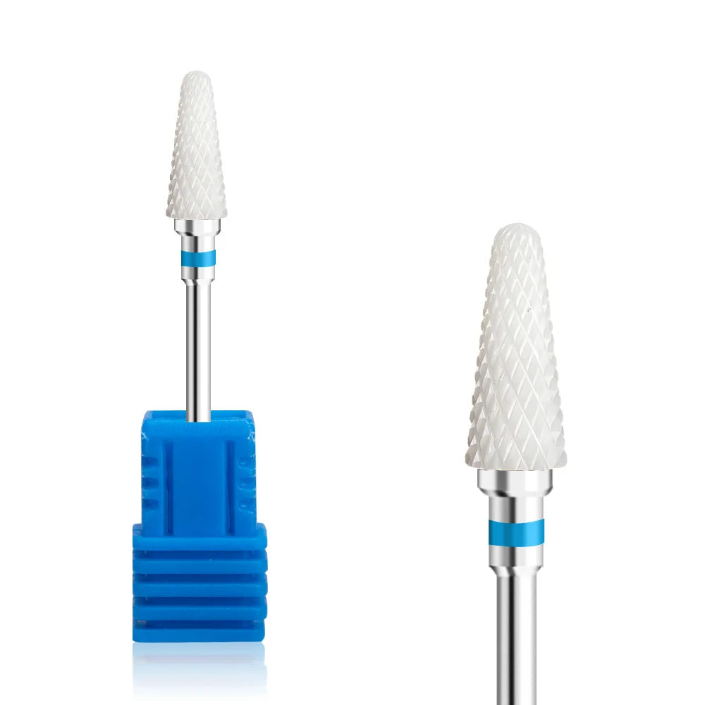 Nail Drill Burr Bits Ceramic Milling Cutter Manicure Nail Drill Bits Electric Nail Mills Cutter for Manicure Machine