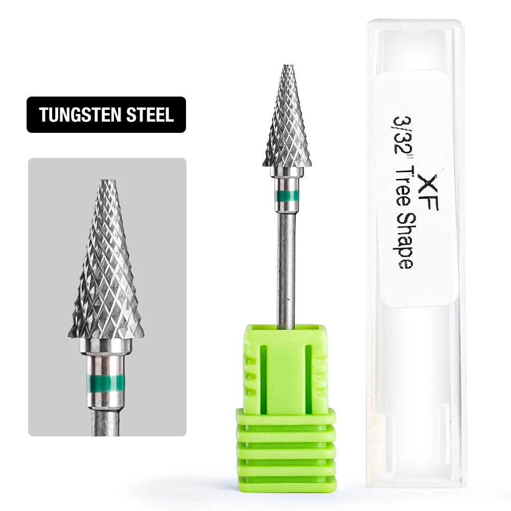 Nail Drill Burr Bits Ceramic Milling Cutter Manicure Nail Drill Bits Electric Nail Mills Cutter for Manicure Machine