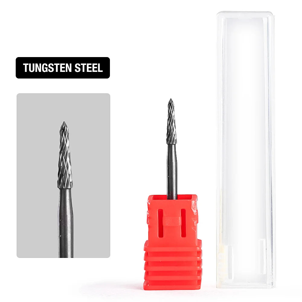 Nail Drill Burr Bits Ceramic Milling Cutter Manicure Nail Drill Bits Electric Nail Mills Cutter for Manicure Machine