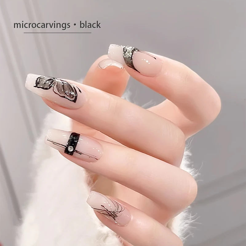 RS Nail 5ml Painting Carving Gel Nail Polish Black White 2 Colors Nail Accessories Nail Varnish Lacquer Nail Art Design Manicure