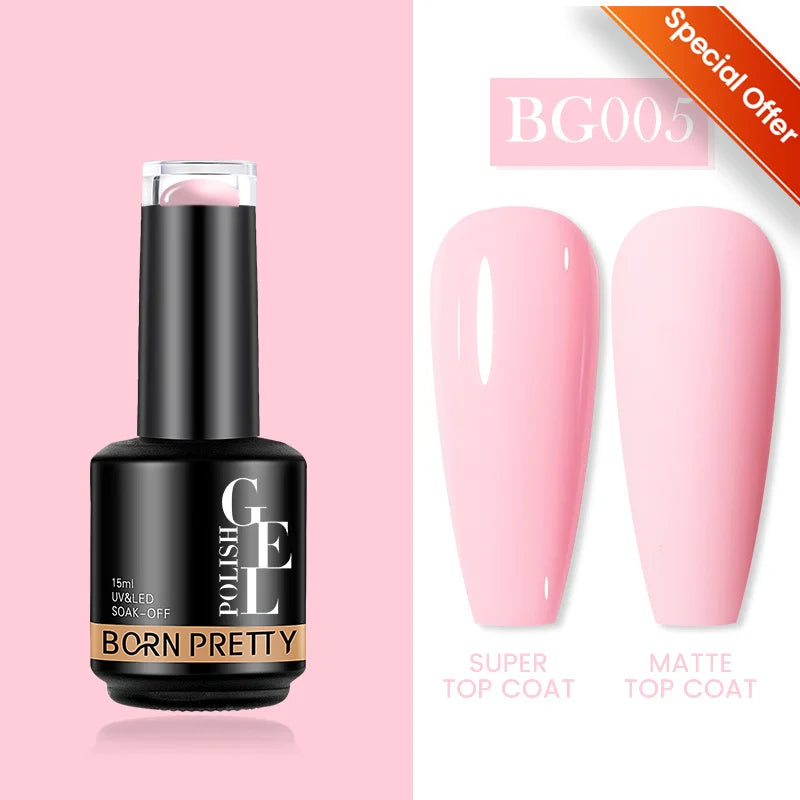 BORN PRETTY 15ml Autumn Winter Color Gel Nail Polish Dark Red Brown Christmas Soak Off UV LED Gel Nail Art DIY Design Varnishes