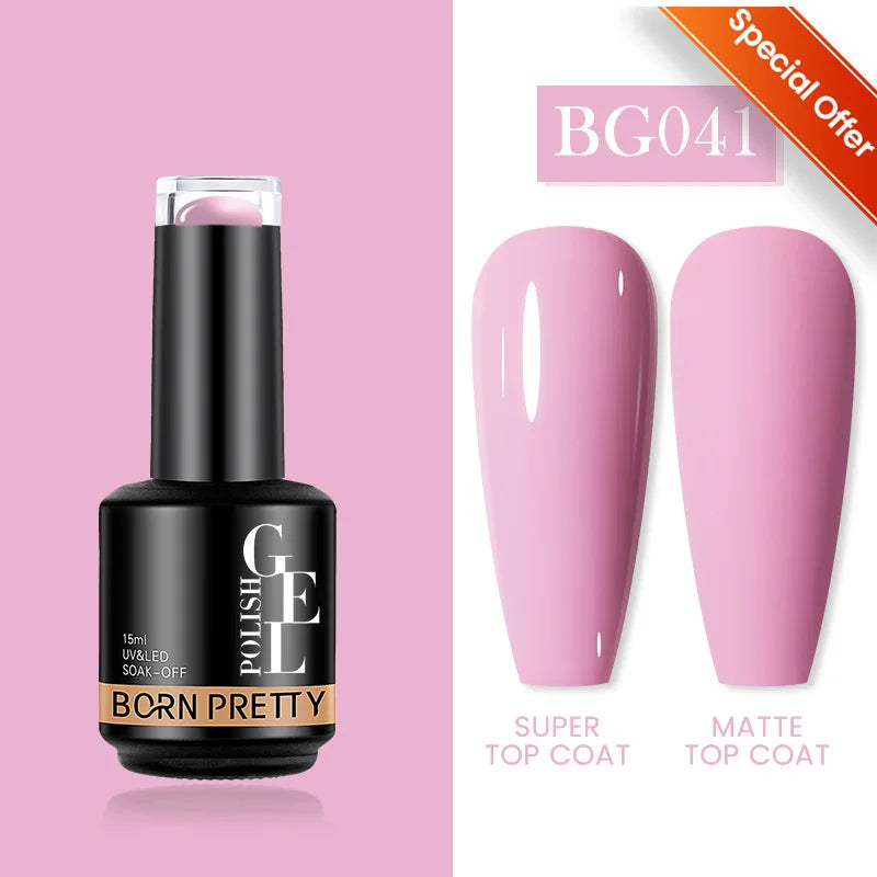 BORN PRETTY 15ml Autumn Winter Color Gel Nail Polish Dark Red Brown Christmas Soak Off UV LED Gel Nail Art DIY Design Varnishes