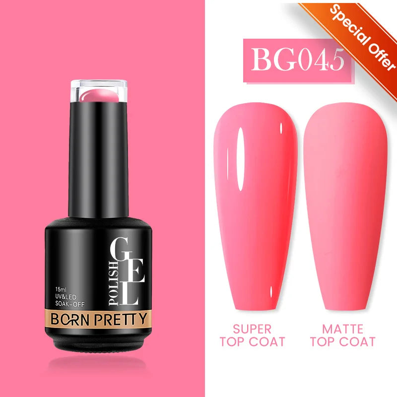 BORN PRETTY 15ml Autumn Winter Color Gel Nail Polish Dark Red Brown Christmas Soak Off UV LED Gel Nail Art DIY Design Varnishes