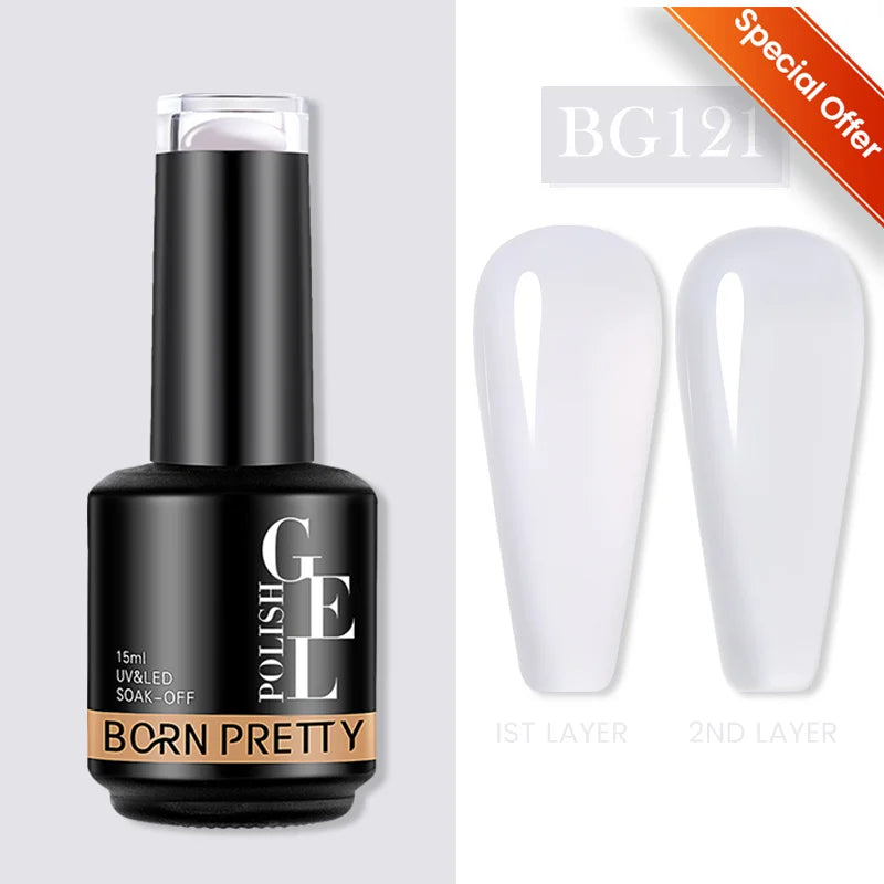 BORN PRETTY 15ml Autumn Winter Color Gel Nail Polish Dark Red Brown Christmas Soak Off UV LED Gel Nail Art DIY Design Varnishes