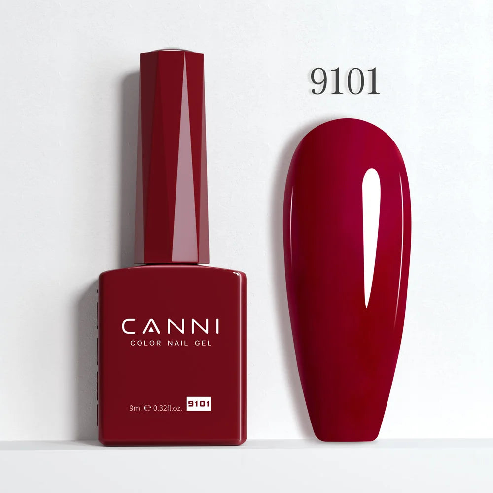 CANNI 9ml Red Series Collection Summer Gel Nail Polish HEMA FREE Art Long lasting UV LED Fast Dry Varnish SoakOff Semi Permanent