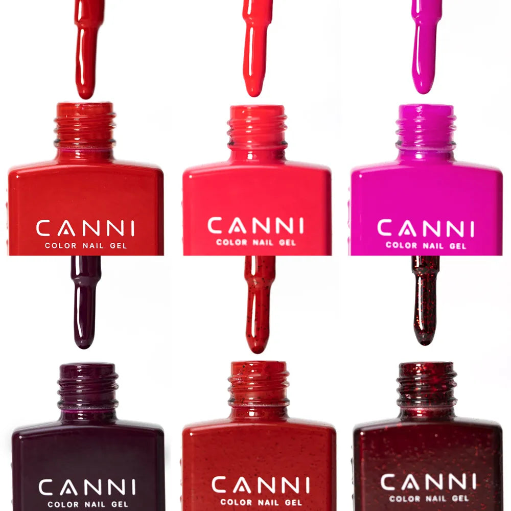 CANNI 9ml Red Series Collection Summer Gel Nail Polish HEMA FREE Art Long lasting UV LED Fast Dry Varnish SoakOff Semi Permanent