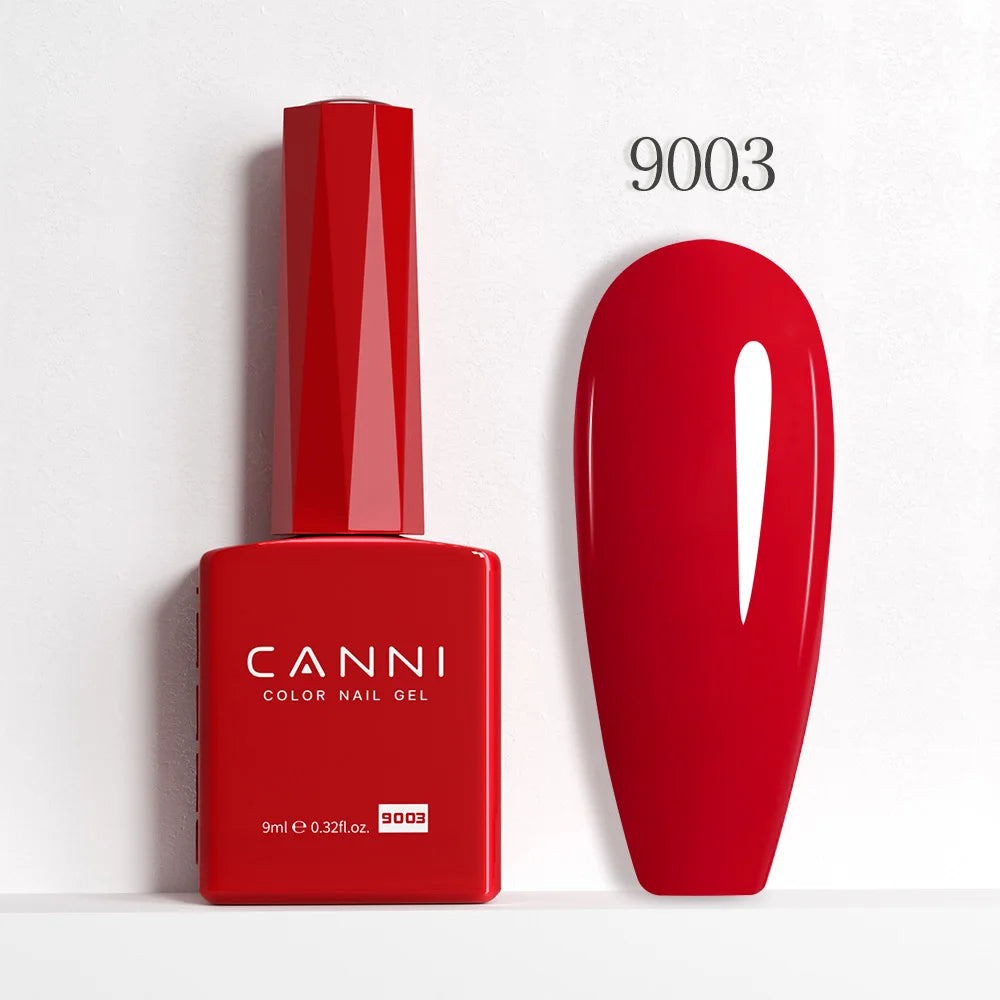 CANNI 9ml Red Series Collection Summer Gel Nail Polish HEMA FREE Art Long lasting UV LED Fast Dry Varnish SoakOff Semi Permanent