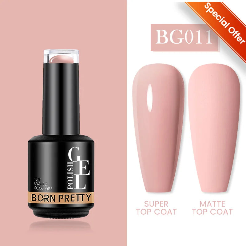 BORN PRETTY 15ml Autumn Winter Color Gel Nail Polish Dark Red Brown Christmas Soak Off UV LED Gel Nail Art DIY Design Varnishes