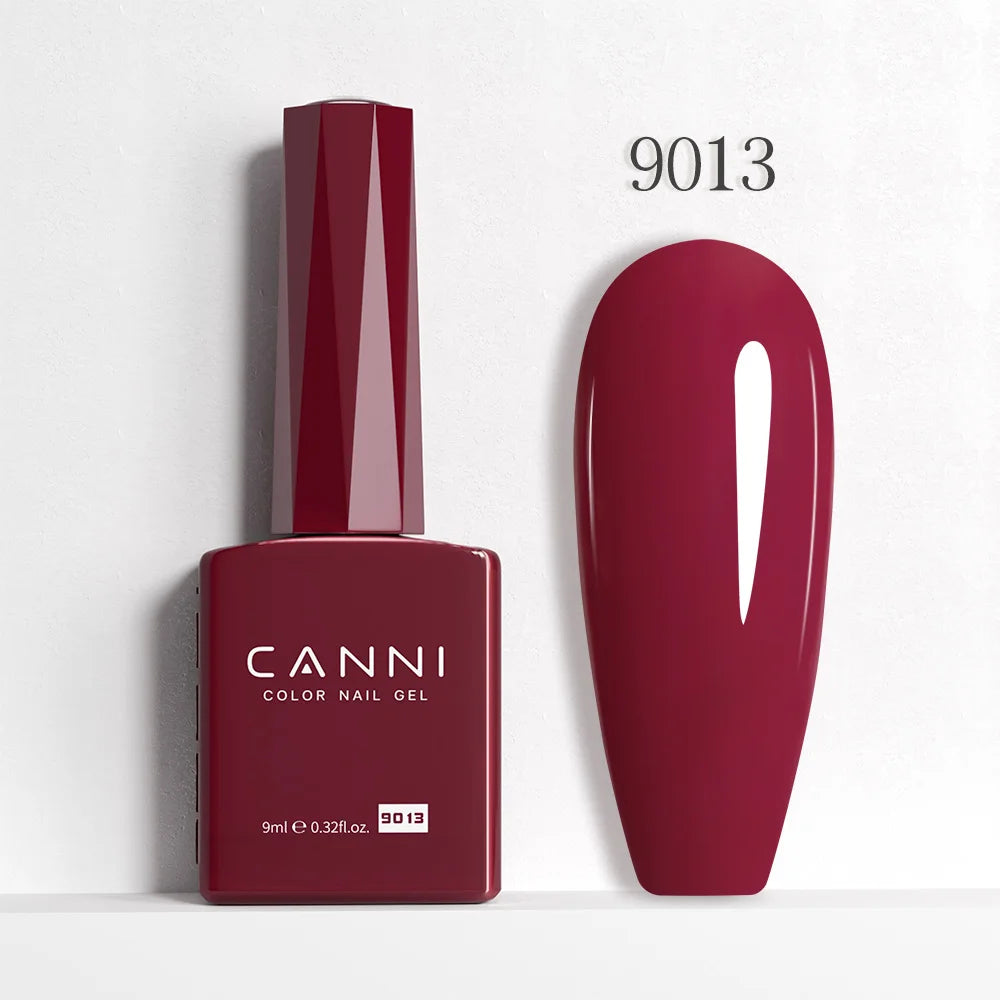 CANNI 9ml Red Series Collection Summer Gel Nail Polish HEMA FREE Art Long lasting UV LED Fast Dry Varnish SoakOff Semi Permanent