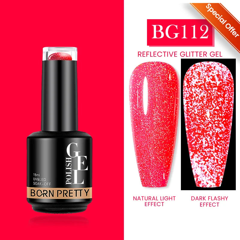 BORN PRETTY 15ml Autumn Winter Color Gel Nail Polish Dark Red Brown Christmas Soak Off UV LED Gel Nail Art DIY Design Varnishes