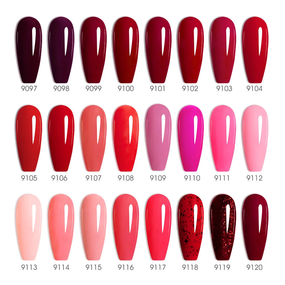 CANNI 9ml Red Series Collection Summer Gel Nail Polish HEMA FREE Art Long lasting UV LED Fast Dry Varnish SoakOff Semi Permanent