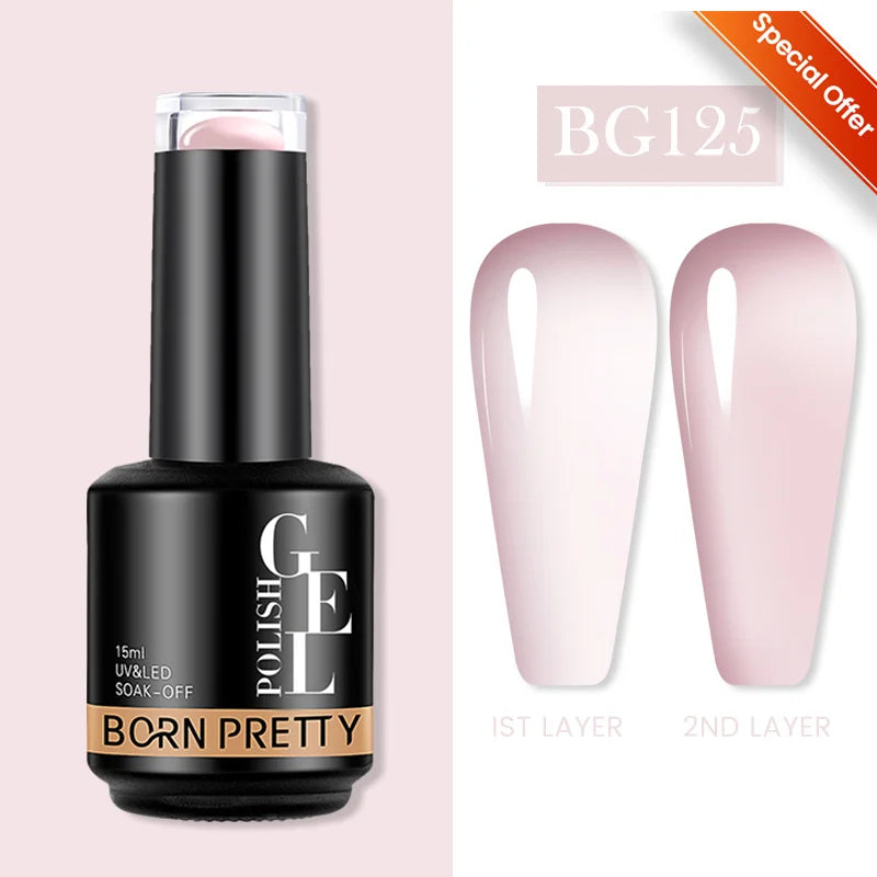 BORN PRETTY 15ml Autumn Winter Color Gel Nail Polish Dark Red Brown Christmas Soak Off UV LED Gel Nail Art DIY Design Varnishes