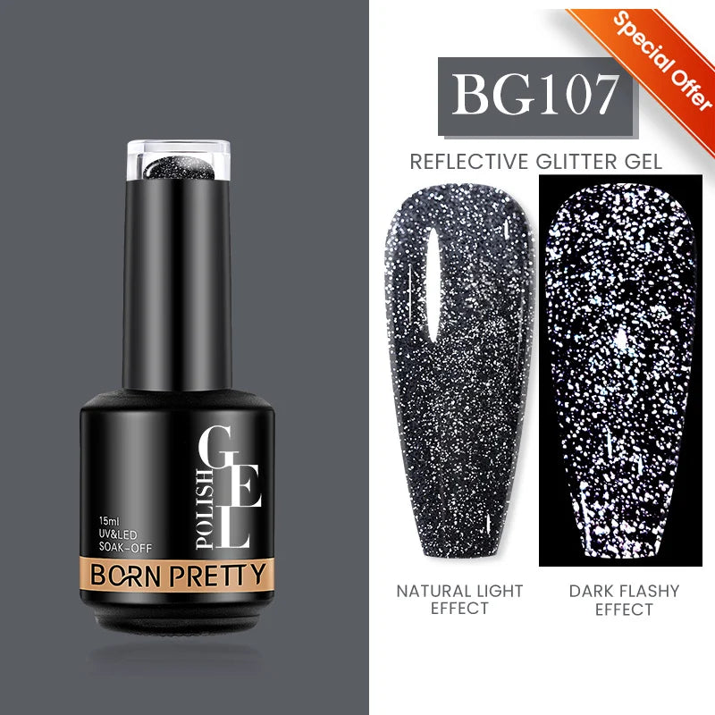 BORN PRETTY 15ml Autumn Winter Color Gel Nail Polish Dark Red Brown Christmas Soak Off UV LED Gel Nail Art DIY Design Varnishes