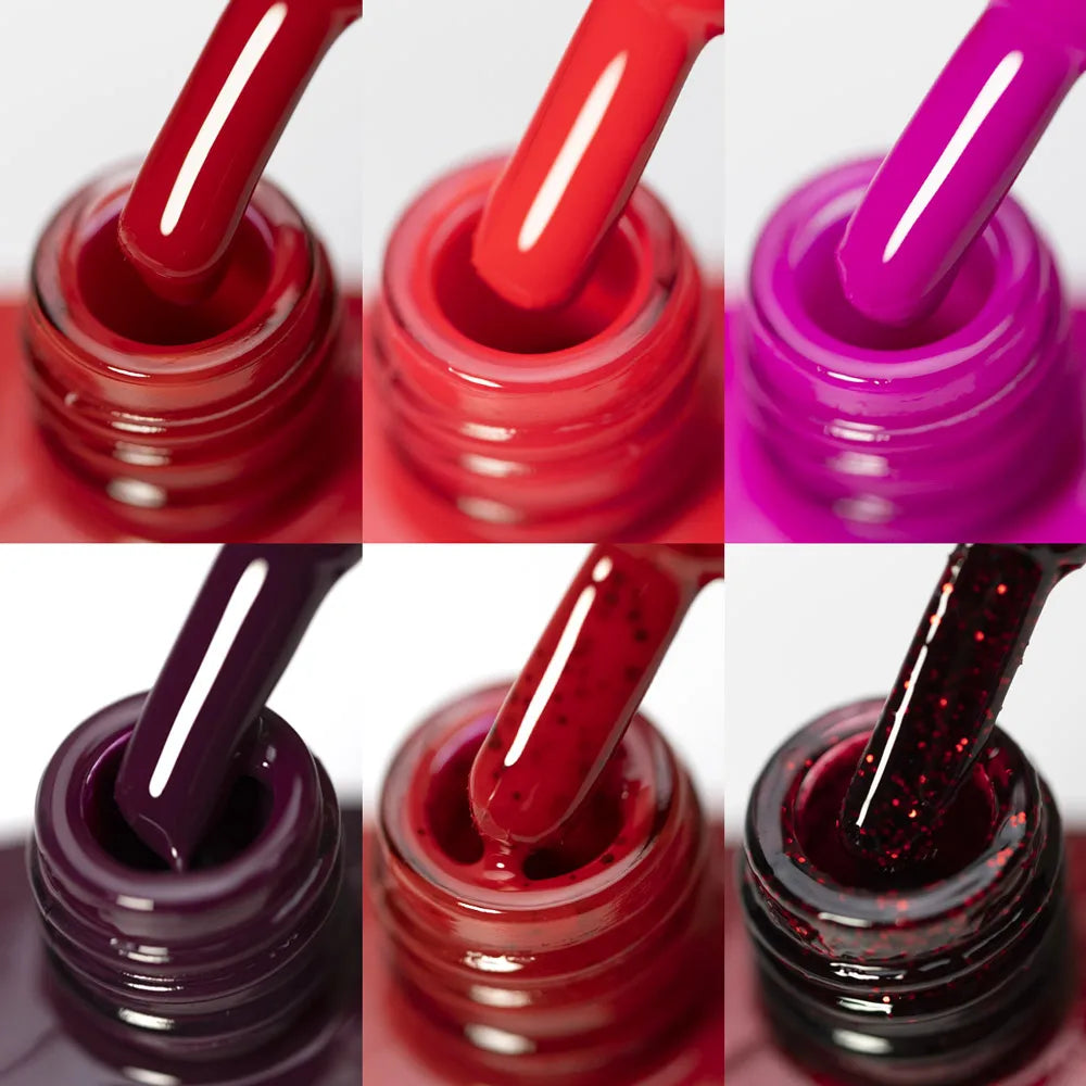 CANNI 9ml Red Series Collection Summer Gel Nail Polish HEMA FREE Art Long lasting UV LED Fast Dry Varnish SoakOff Semi Permanent