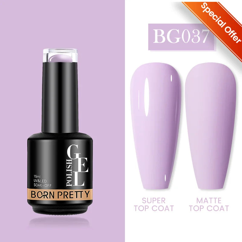 BORN PRETTY 15ml Autumn Winter Color Gel Nail Polish Dark Red Brown Christmas Soak Off UV LED Gel Nail Art DIY Design Varnishes