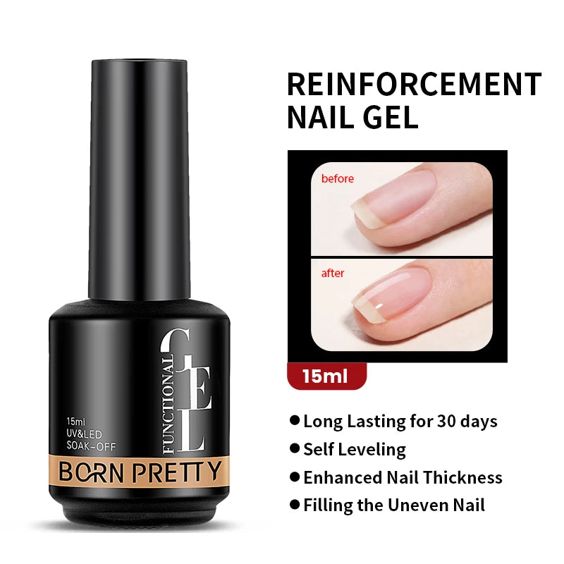 BORN PRETTY 15ml Autumn Winter Color Gel Nail Polish Dark Red Brown Christmas Soak Off UV LED Gel Nail Art DIY Design Varnishes