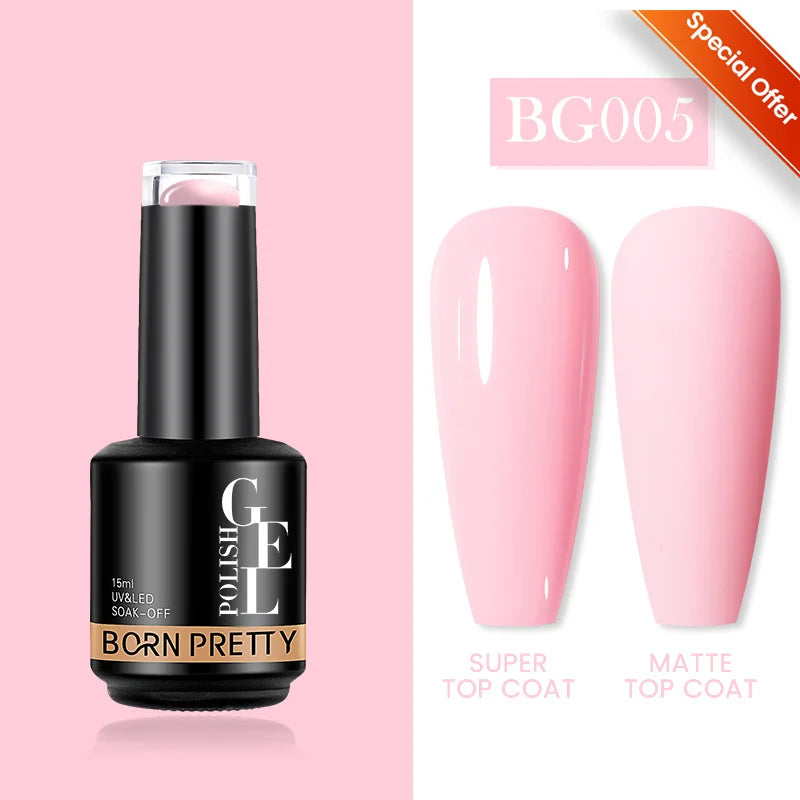 BORN PRETTY 15ml Autumn Winter Color Gel Nail Polish Dark Red Brown Christmas Soak Off UV LED Gel Nail Art DIY Design Varnishes