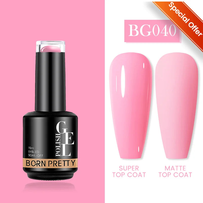 BORN PRETTY 15ml Autumn Winter Color Gel Nail Polish Dark Red Brown Christmas Soak Off UV LED Gel Nail Art DIY Design Varnishes