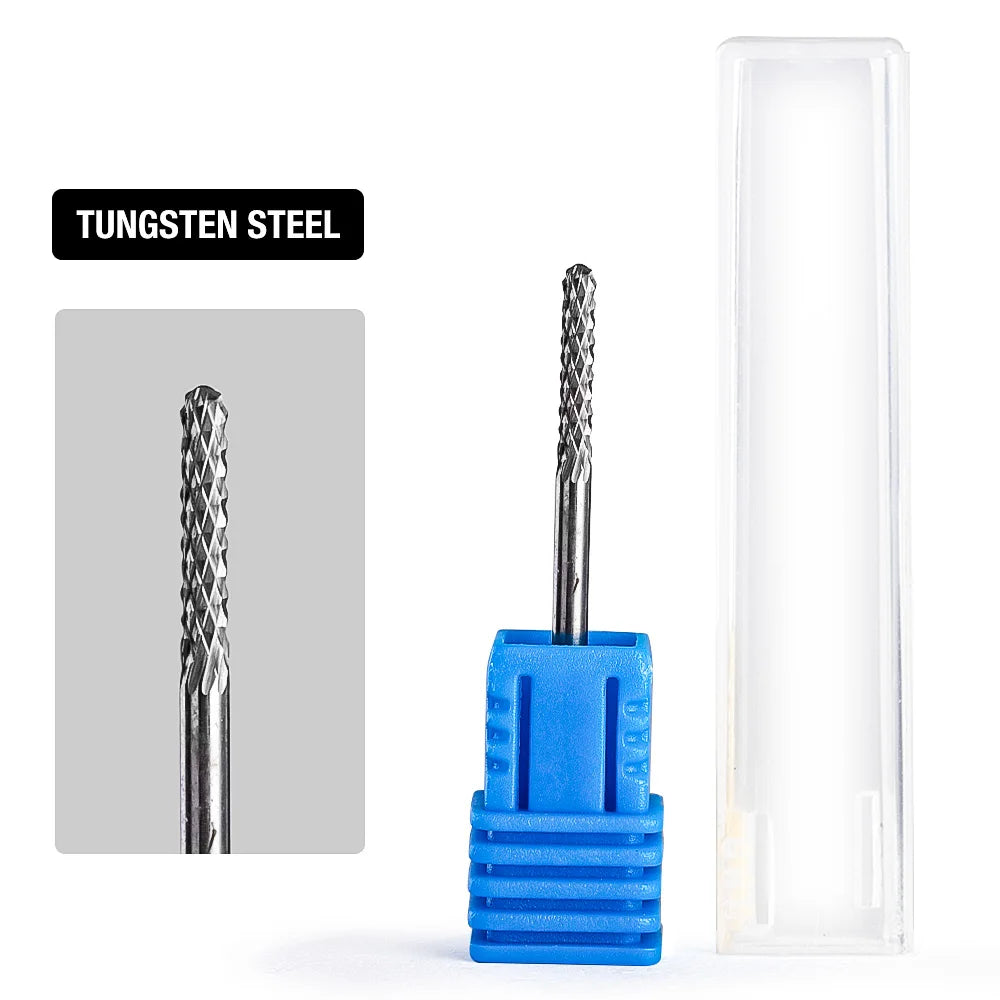 Nail Drill Burr Bits Ceramic Milling Cutter Manicure Nail Drill Bits Electric Nail Mills Cutter for Manicure Machine