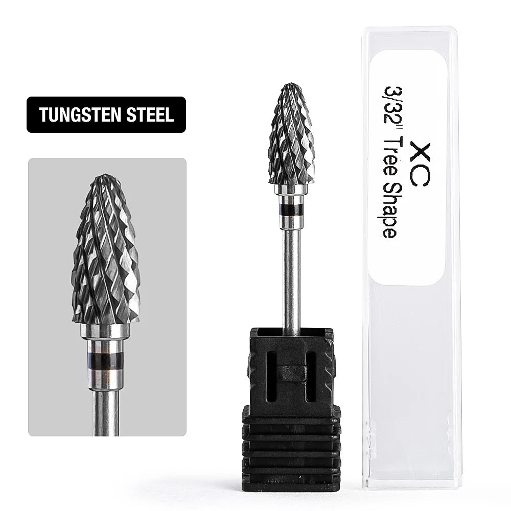Nail Drill Burr Bits Ceramic Milling Cutter Manicure Nail Drill Bits Electric Nail Mills Cutter for Manicure Machine