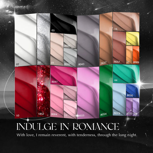 ROSALIND 20/30pcs Mini Gel Nail Polish Set with Base Top Matte Effect Semi Permanent Soak Off for Nail Art Decoration